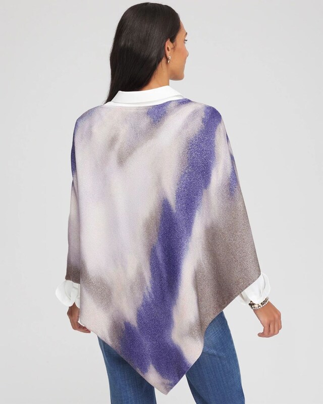 Convertible Knit Poncho - image 3